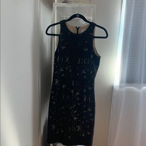 Elegant Black Lace Dress